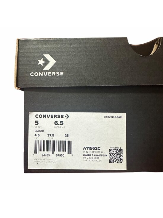 ⭐Converse Run Star Hike Platform Sz 5 Men\'s Shoes Flowers Green Sneakers A11562C